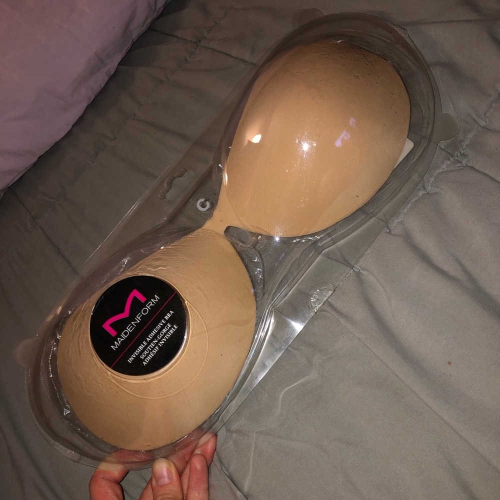 This is a size C adhesive bra.